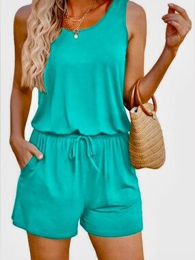 Adome Women’s Tank-Top Style Romper NWT